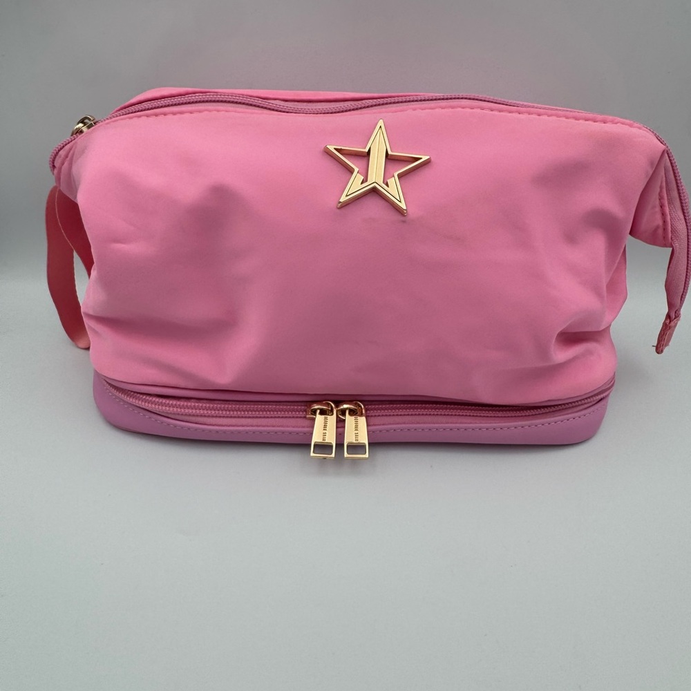 Jeffree Star Cosmetics Pink Travel Makeup Skincare Bag‎ Brush Organizer